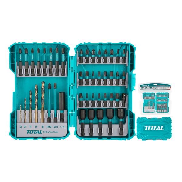 45-delni set udarnih izvijačev in svedrov/ INDUSTRIAL (TACSDL24502)